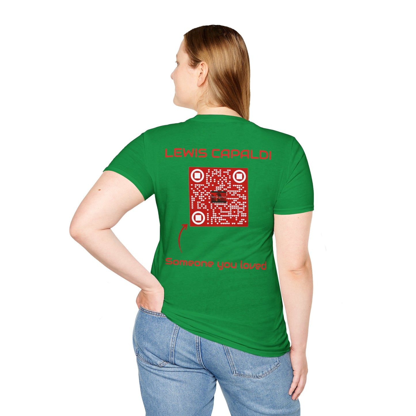 Musikalisches T-Shirt mit der Aufschrift „Jemand, den du geliebt hast“.
