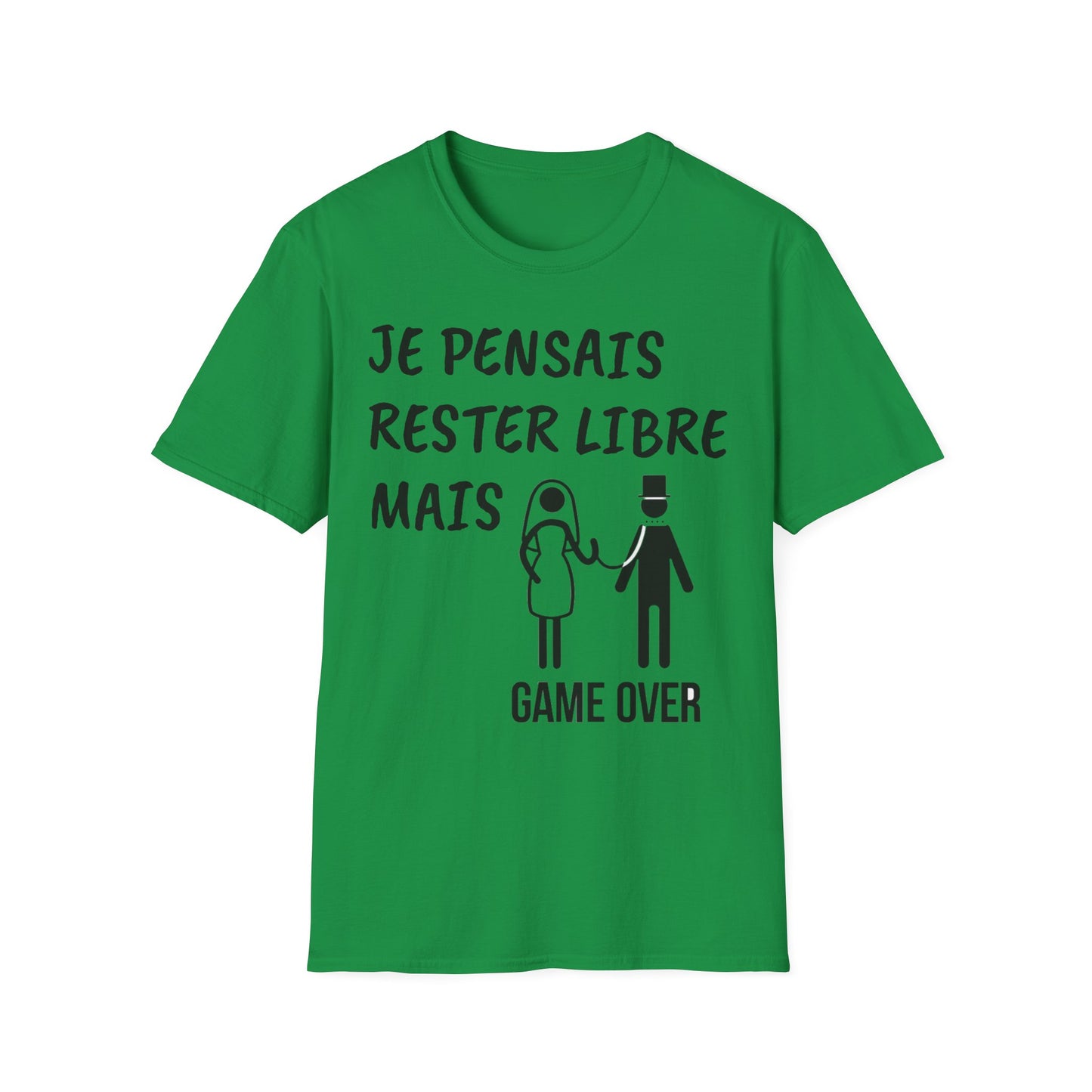 t-shirt "game over"