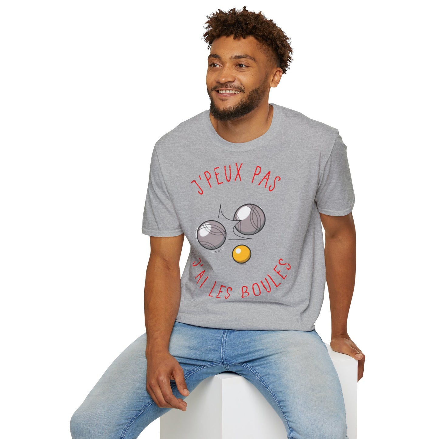 T-Shirt "je peux pas j'ai les boules"