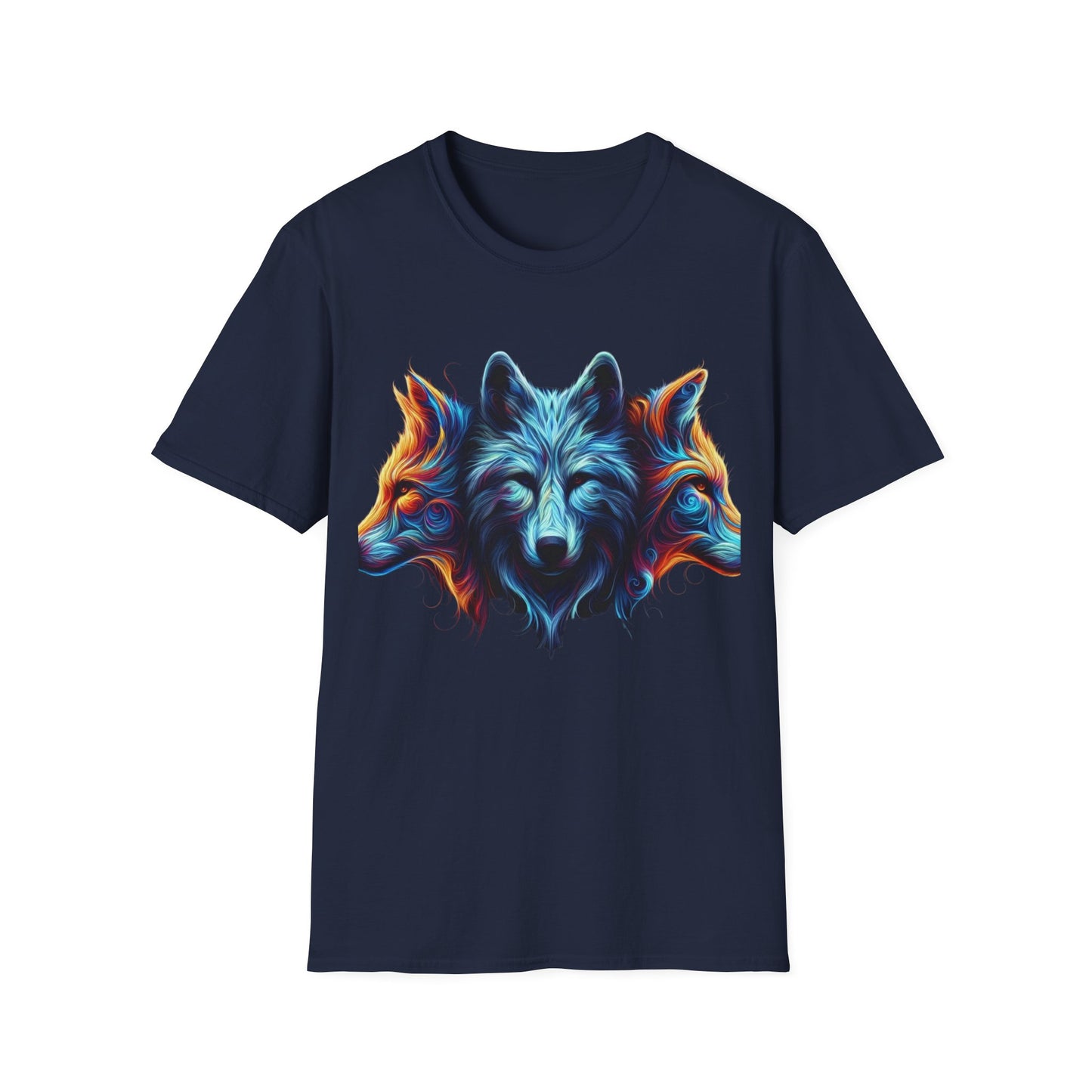 t-shirt 3 loups