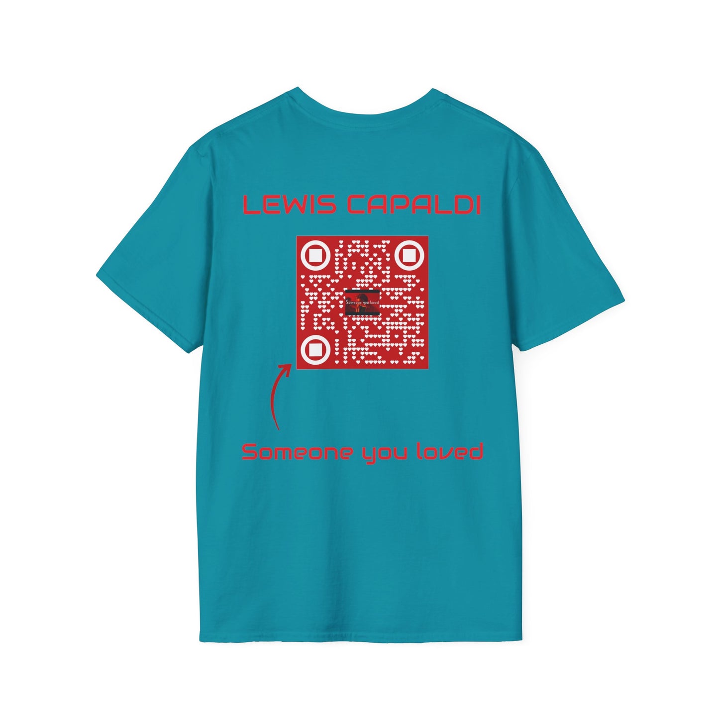Musikalisches T-Shirt mit der Aufschrift „Jemand, den du geliebt hast“.