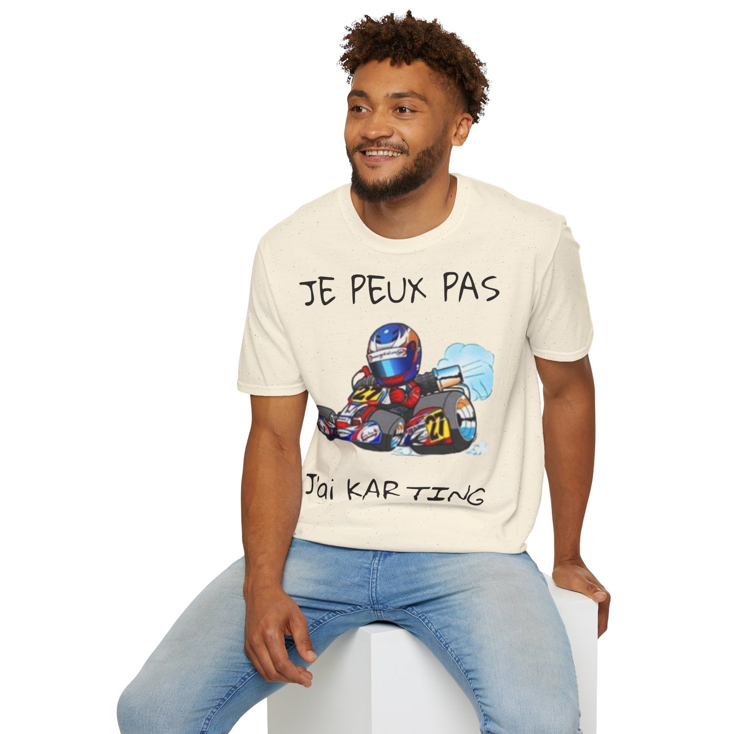 T-Shirt "je peux pas j'ai karting"