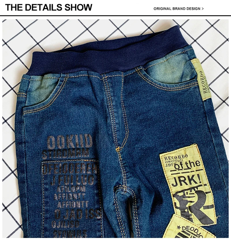 IENENS 4-11Y garçons Slim jean droit été classique couleur claire bas enfants Denim pantalons longs enfants bébé garçon pantalon décontracté