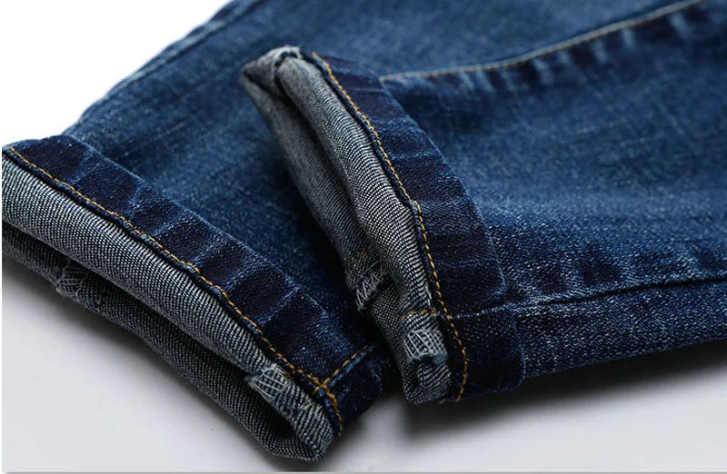DIIMUU 4-11 ans garçons vêtements Slim droit jean jeunes pantalons enfants bébé enfants Denim vêtements pantalon taille élastique bas