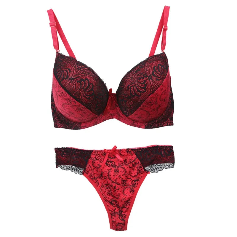 nouveau ensemble de soutiens-gorge pour femmes Sexy grande taille Lingerie féminine dentelle brodée