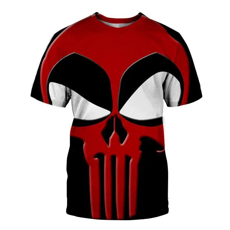 2025 nouveau Garçons Deadpool Anime 3D Imprimé Streetwear Personnalité T-Shirt Enfant/Adulte Décontracté Haut Tendance