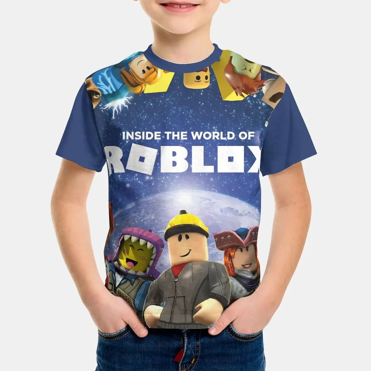 vêtements 5 à 14 ans hommes vêtements de plein air pour r-robloxes enfants garçon fille enfant T-Shirt t-shirts