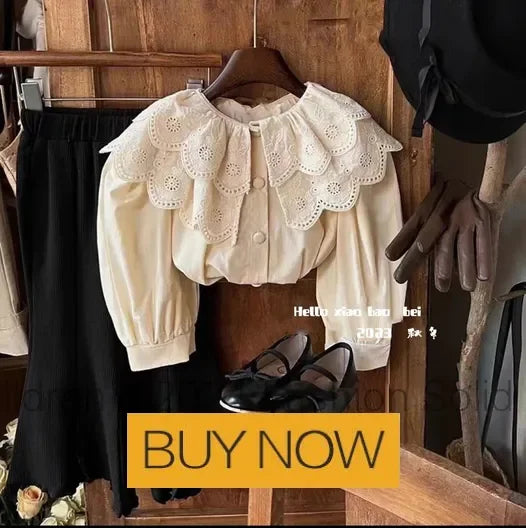 Ensemble de vêtements pour filles, sweat-shirt et pantalon décontractés pour enfants, 2 pièces, survêtement, tenue pour enfants, vêtements de sport imprimés, 1-9, nouvelle collection printemps-automne