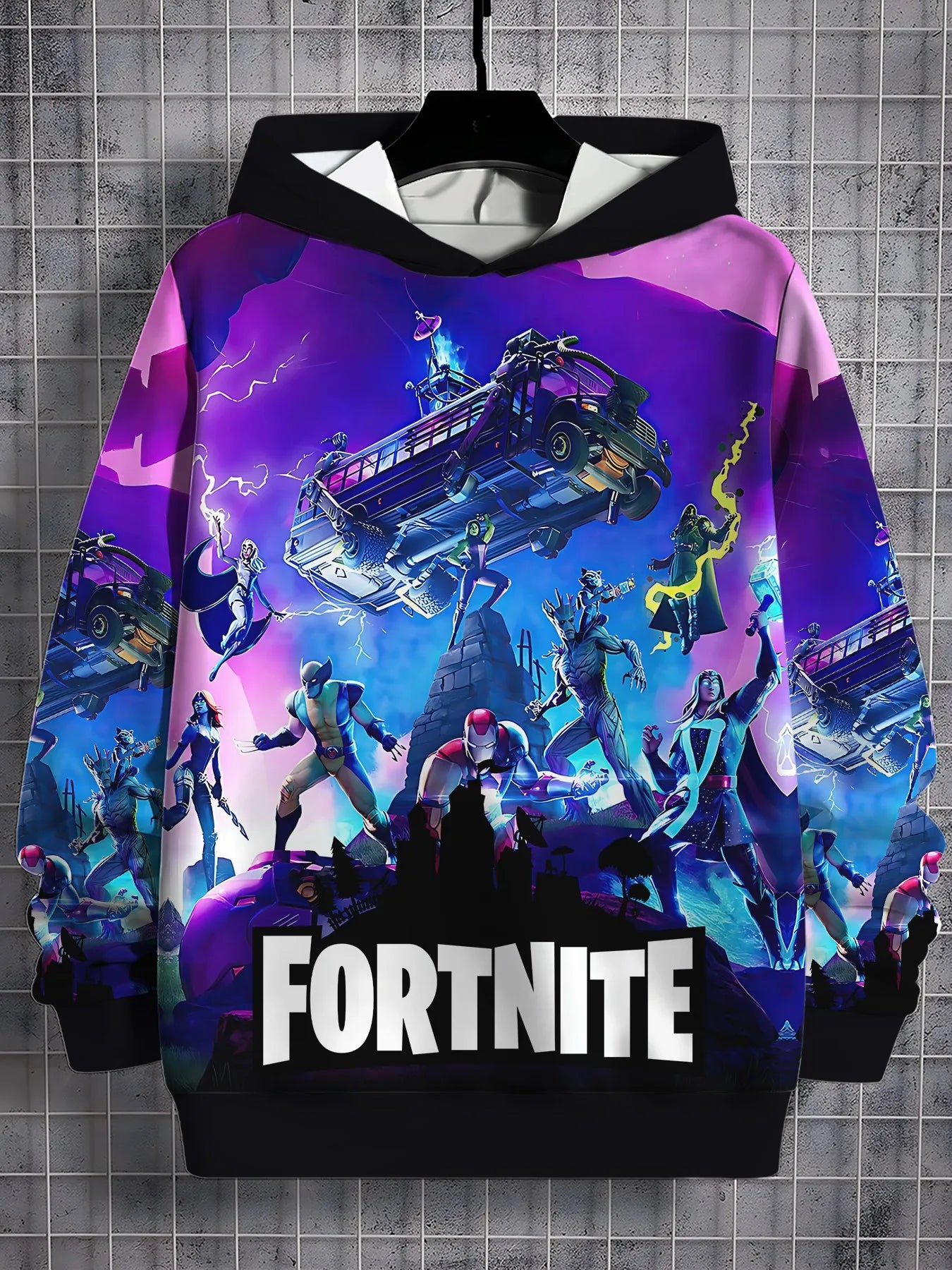 For-Popular-Games-F-Fortnites-3D Imprimer Toutes Les Saisons Enfants Sweat-Shirt Décontracté Cool Hauts Pullover Vêtements Unisexe Garçon Fille Sweats À Capuche