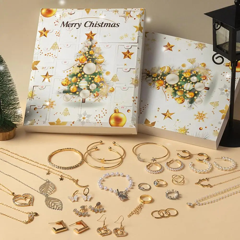 calendrier de l'avant pour fille avec bijoux 2024