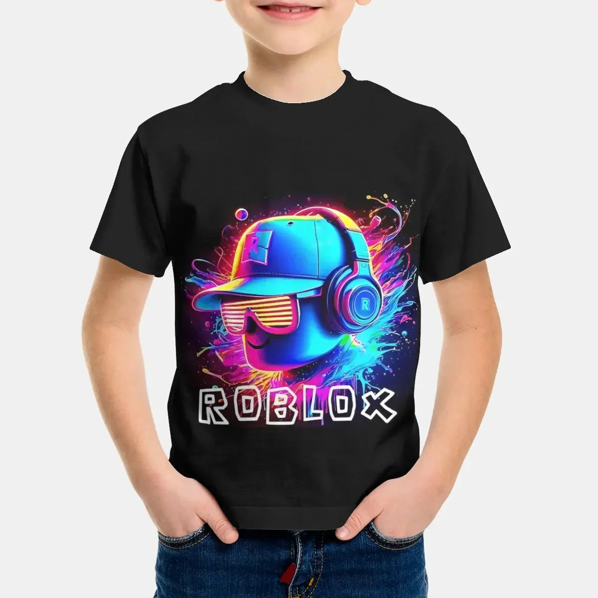 vêtements 5 à 14 ans hommes vêtements de plein air pour r-robloxes enfants garçon fille enfant T-Shirt t-shirts