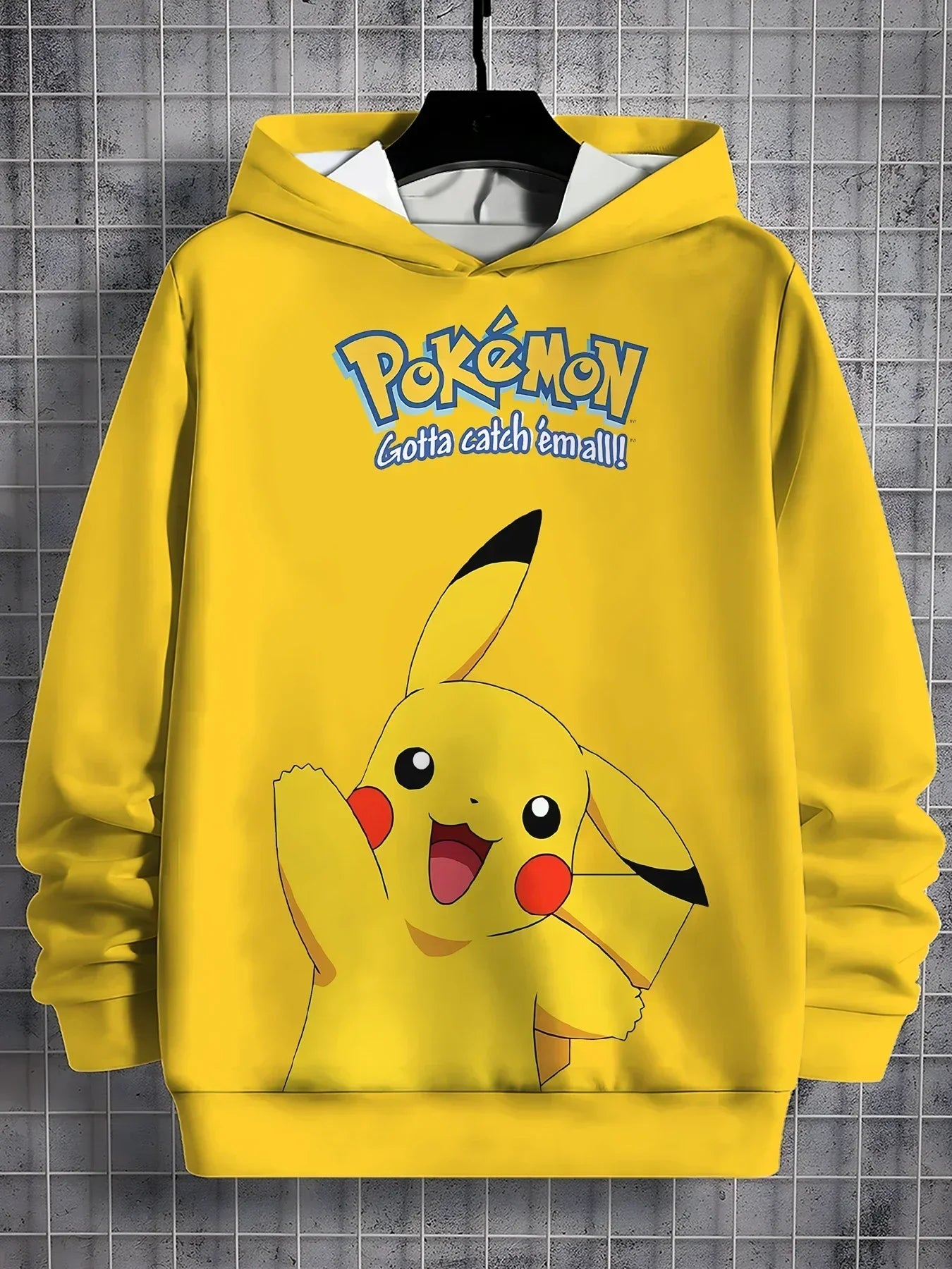 Sweat-shirt à capuche imprimé 3D Pikachus mignon Pokemons de dessin animé toutes saisons pour enfants, pull Cool, vêtements unisexes pour garçons et filles