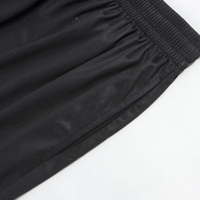 Baggy Shorts hommes Patchwork rayé lettre imprimer vêtements de sport surdimensionné Streetwear hommes sport entraînement pantalons de plage été