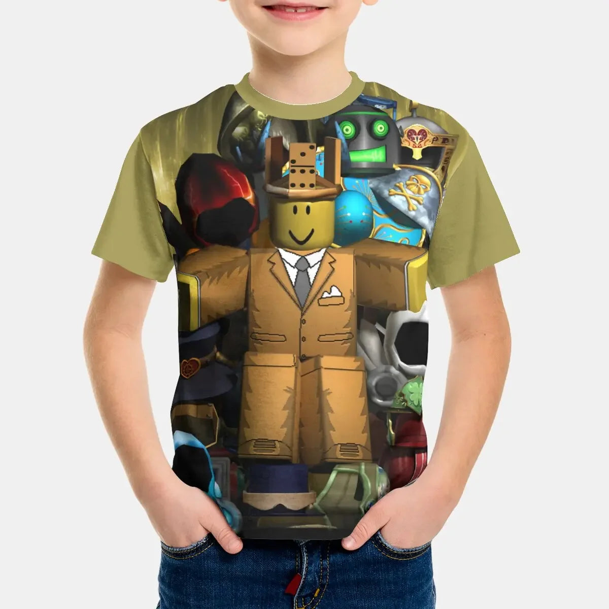 vêtements 5 à 14 ans hommes vêtements de plein air pour r-robloxes enfants garçon fille enfant T-Shirt t-shirts