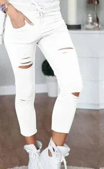 Jean déchiré pour femme femme grande taille pantalon déchiré pantalon crayon extensible Leggings femme jean femme jean