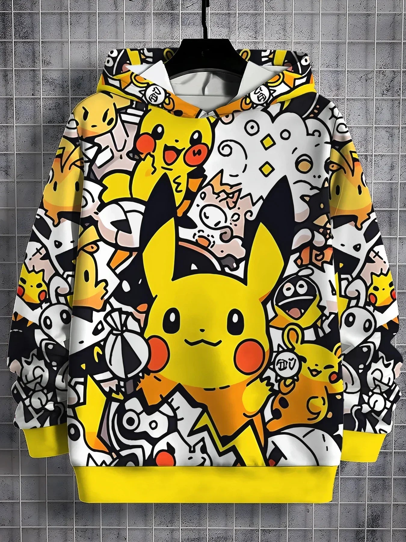 Sweat-shirt à capuche imprimé 3D Pikachus mignon Pokemons de dessin animé toutes saisons pour enfants, pull Cool, vêtements unisexes pour garçons et filles