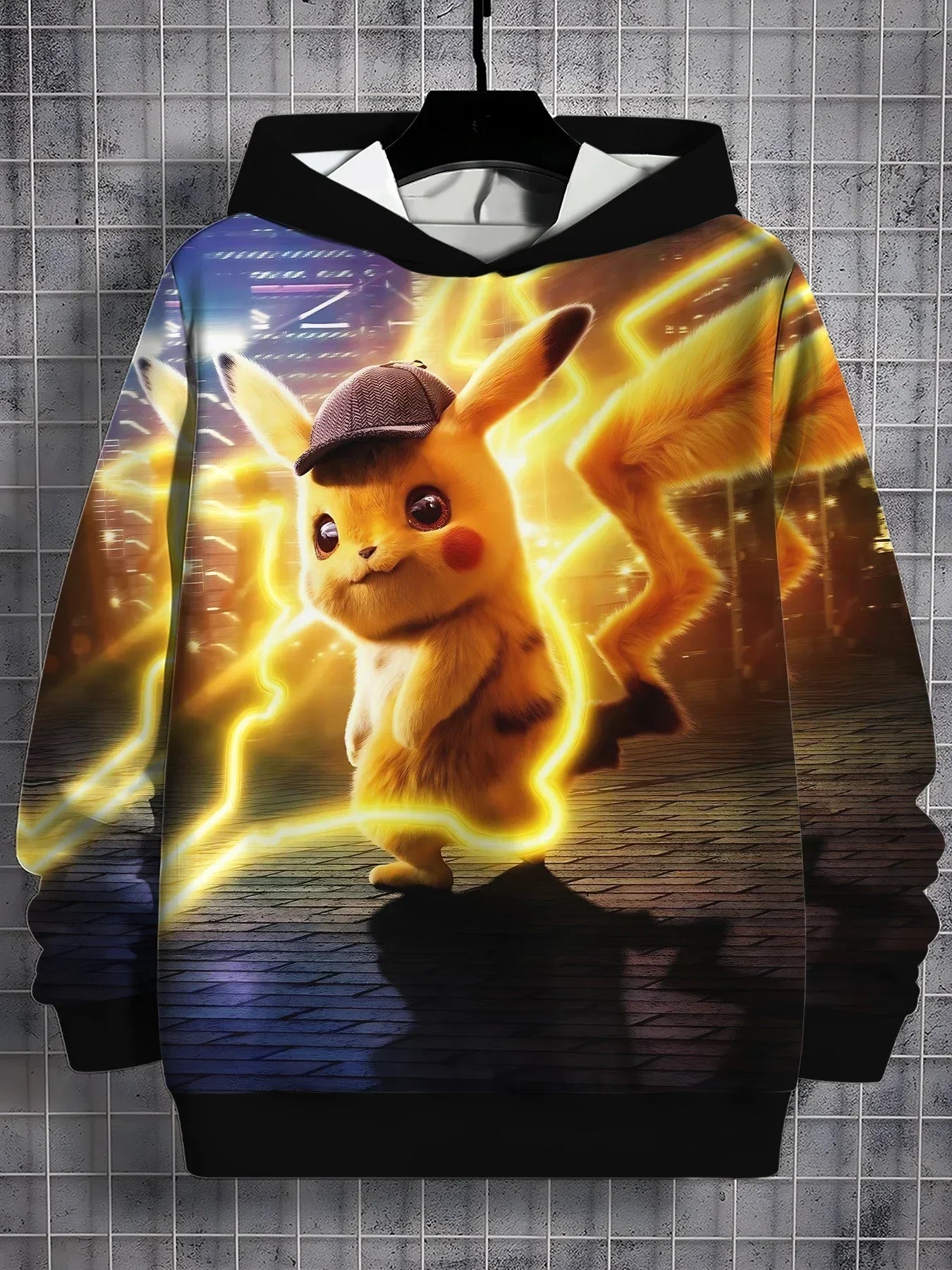 Sweat-shirt à capuche imprimé 3D Pikachus mignon Pokemons de dessin animé toutes saisons pour enfants, pull Cool, vêtements unisexes pour garçons et filles