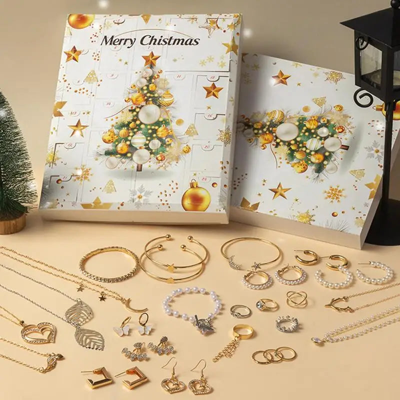 calendrier de l'avant pour fille avec bijoux 2024