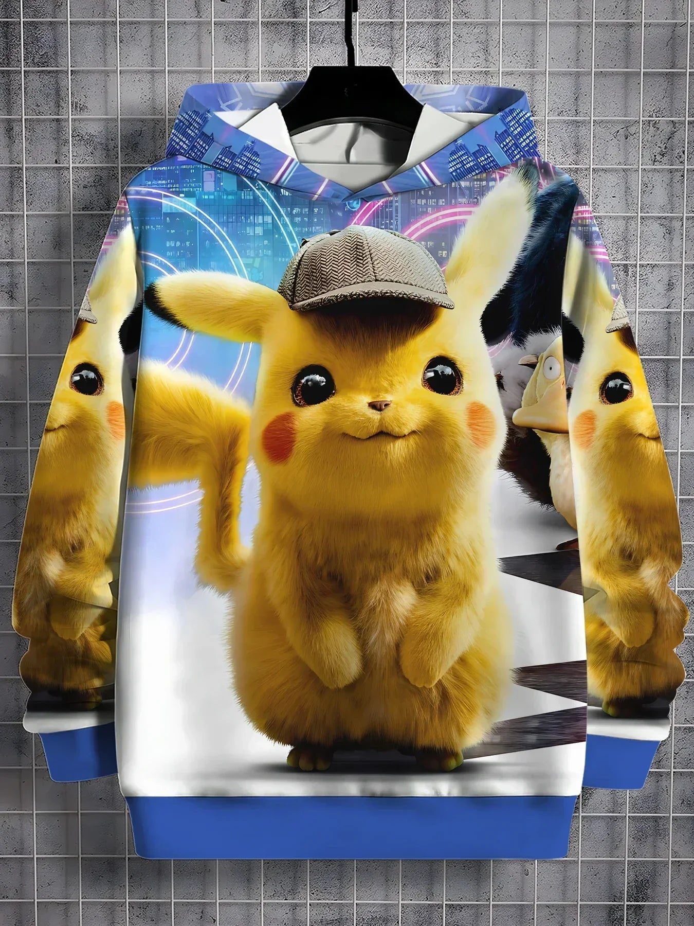 Sweat-shirt à capuche imprimé 3D Pikachus mignon Pokemons de dessin animé toutes saisons pour enfants, pull Cool, vêtements unisexes pour garçons et filles