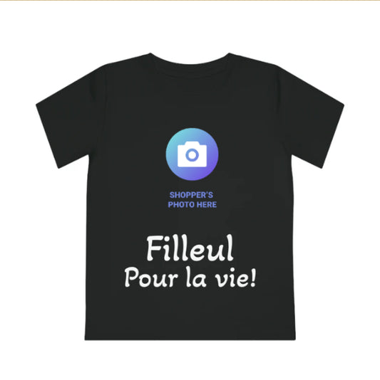 "Godchild for life + photo" T-shirt