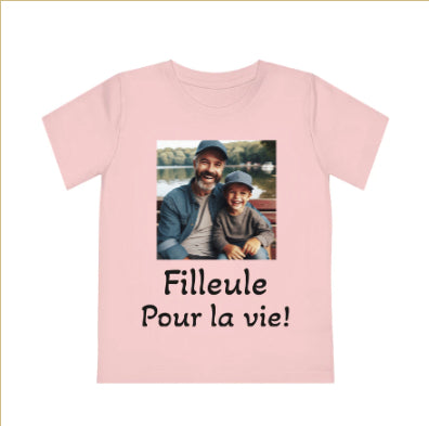 "Goddaughter for life" T-shirt + photo