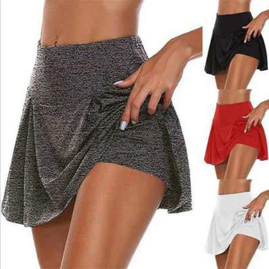 Short de Yoga taille haute pour femmes, 1 pièce, séchage rapide, nouveau sport, Tennis, danse, Fitness, course à pied, cyclisme, Fitness, jupe courte