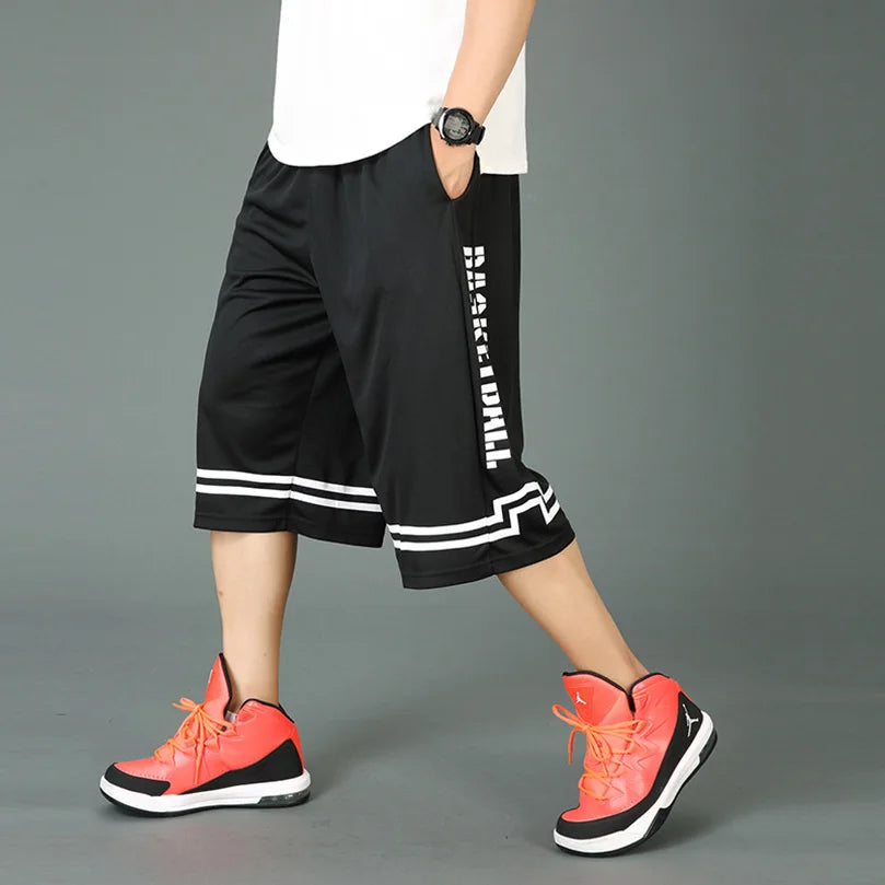 Baggy Shorts hommes Patchwork rayé lettre imprimer vêtements de sport surdimensionné Streetwear hommes sport entraînement pantalons de plage été