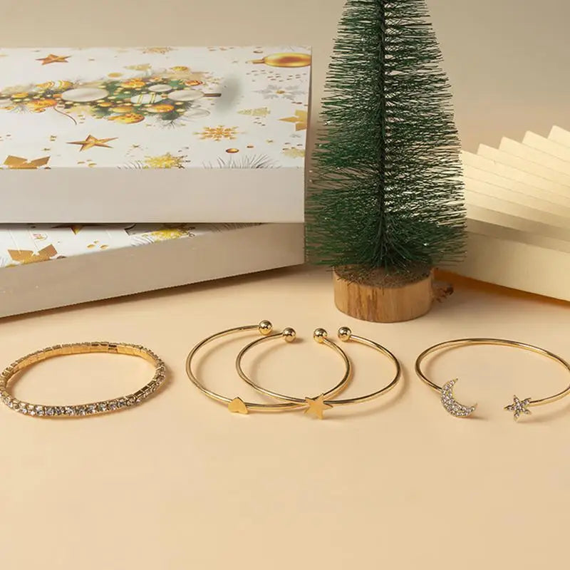 calendrier de l'avant pour fille avec bijoux 2024