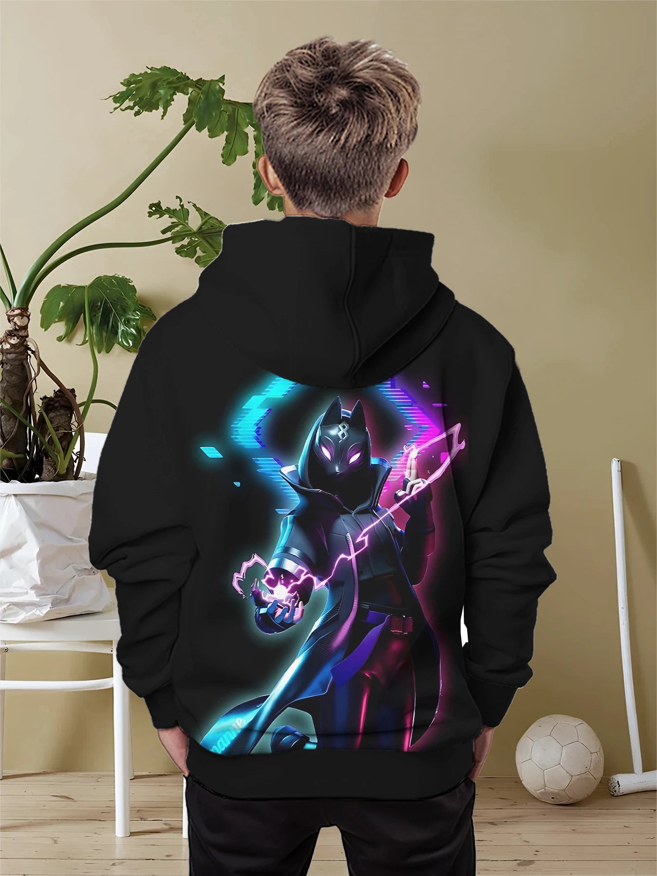 For-Popular-Games-F-Fortnites-3D Imprimer Toutes Les Saisons Enfants Sweat-Shirt Décontracté Cool Hauts Pullover Vêtements Unisexe Garçon Fille Sweats À Capuche