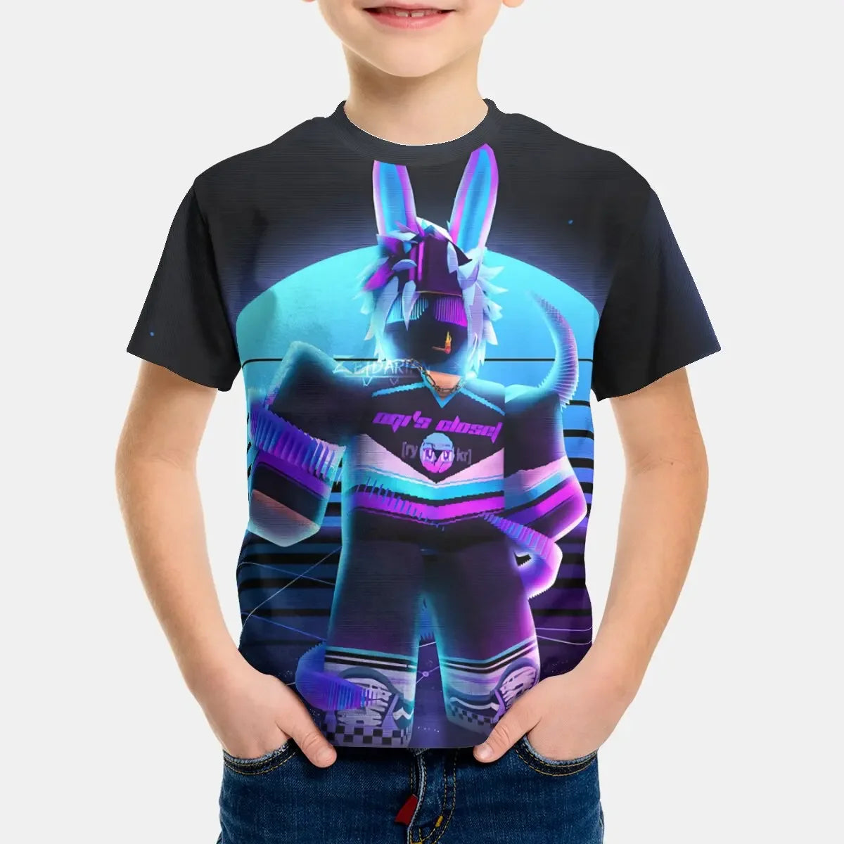 vêtements 5 à 14 ans hommes vêtements de plein air pour r-robloxes enfants garçon fille enfant T-Shirt t-shirts