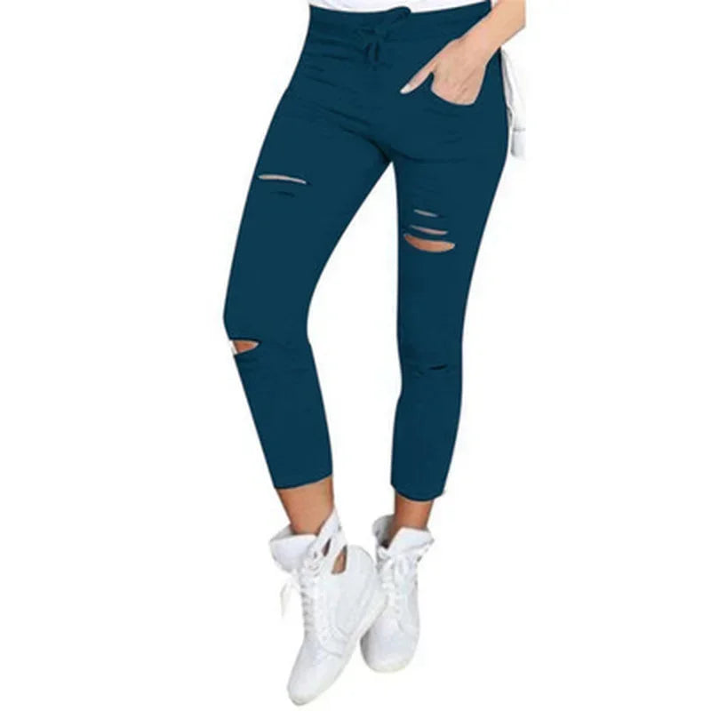 Jean déchiré pour femme femme grande taille pantalon déchiré pantalon crayon extensible Leggings femme jean femme jean