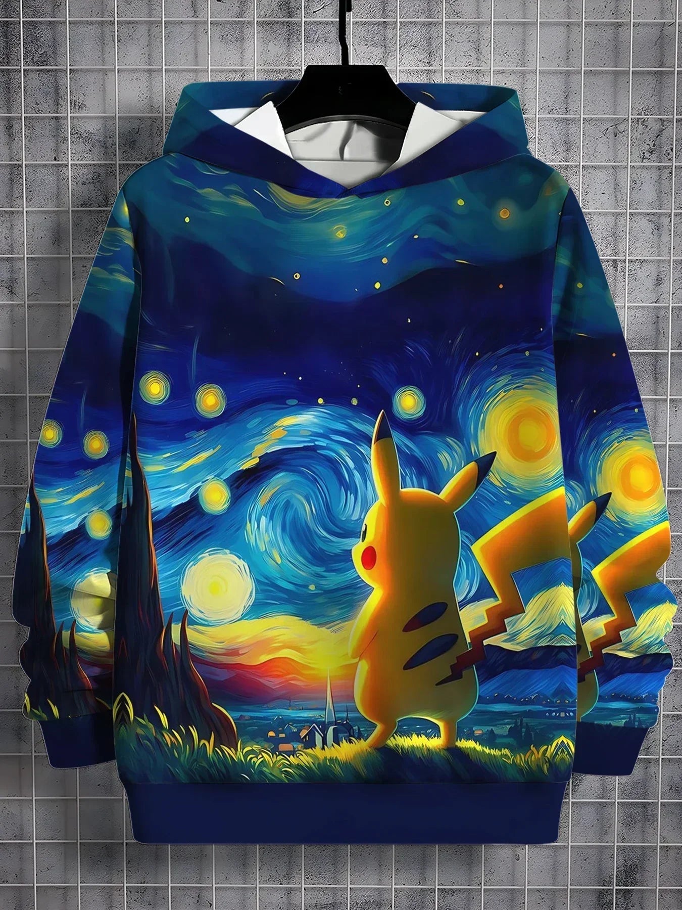 Sweat-shirt à capuche imprimé 3D Pikachus mignon Pokemons de dessin animé toutes saisons pour enfants, pull Cool, vêtements unisexes pour garçons et filles