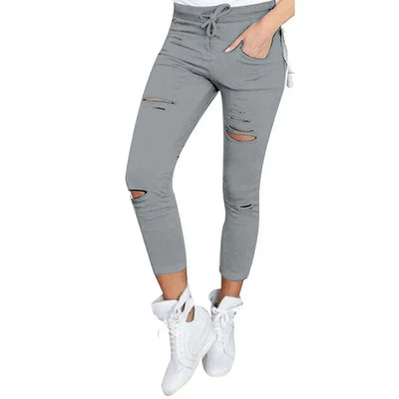 Jean déchiré pour femme femme grande taille pantalon déchiré pantalon crayon extensible Leggings femme jean femme jean